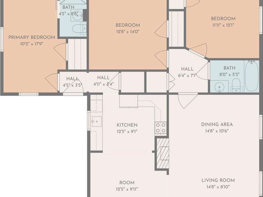 115 Catawba Street, Morganton, NC 28655.  MLS# CAR4269249, YatesRealty ID 28532. Floor Plan