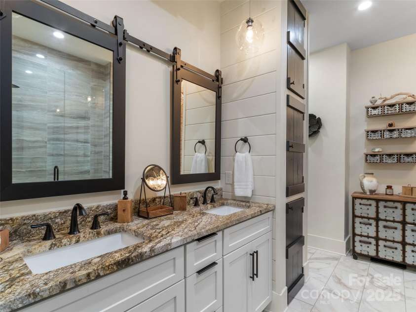 5 Town Square, Burnsville, NC 28714.  MLS# CAR4284216, YatesRealty ID 28535. Primary Bathroom