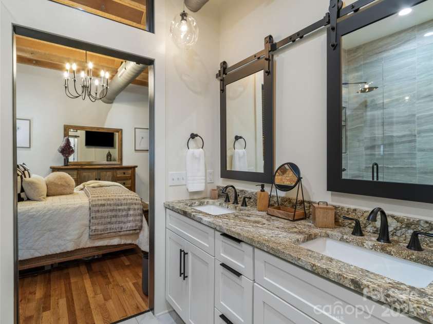 5 Town Square, Burnsville, NC 28714.  MLS# CAR4284216, YatesRealty ID 28535. Primary Bathroom