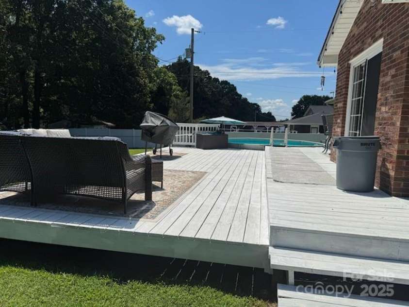 2224 Fairfield Court, Albemarle, NC 28001.  MLS# CAR4281003, YatesRealty ID 28538. Deck