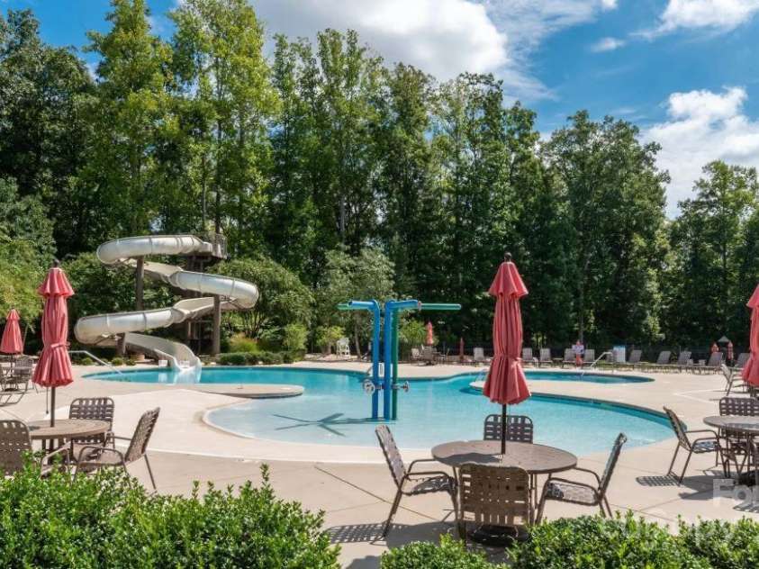 3140 Seville Street, Charlotte, NC 28214.  MLS# CAR4285079, YatesRealty ID 28543. Resort-style pool with waterslide and splash zone