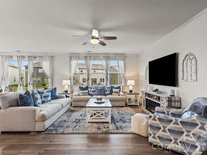 2621 Crimson Way, Monroe, NC 28112.  MLS# CAR4419695, YatesRealty ID 28547. Living room