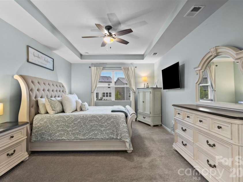 2621 Crimson Way, Monroe, NC 28112.  MLS# CAR4419695, YatesRealty ID 28547. Primary bedroom