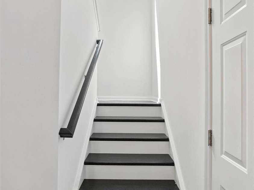 1103 Overland Drive, Dallas, NC 28034.  MLS# CAR4282641, YatesRealty ID 28548. Upgraded wood stairs