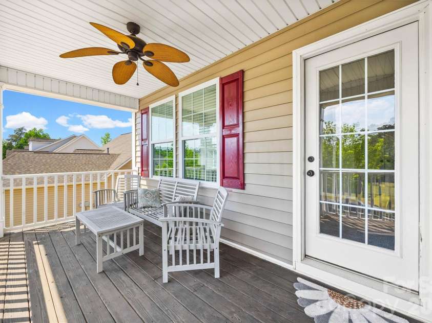 299 Annatto Way, Tega Cay, SC 29708.  MLS# CAR4373552, YatesRealty ID 28548. 2nd story porch
