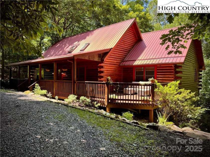 524 Timber Lake Drive, Todd, NC 28684.  MLS# CAR4284927, YatesRealty ID 28556. 