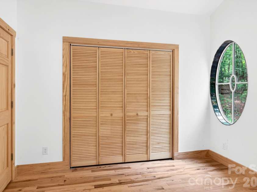 378 Dobson View Drive, Nebo, NC 28761.  MLS# CAR4388812, YatesRealty ID 28557. Unique, Circular Window