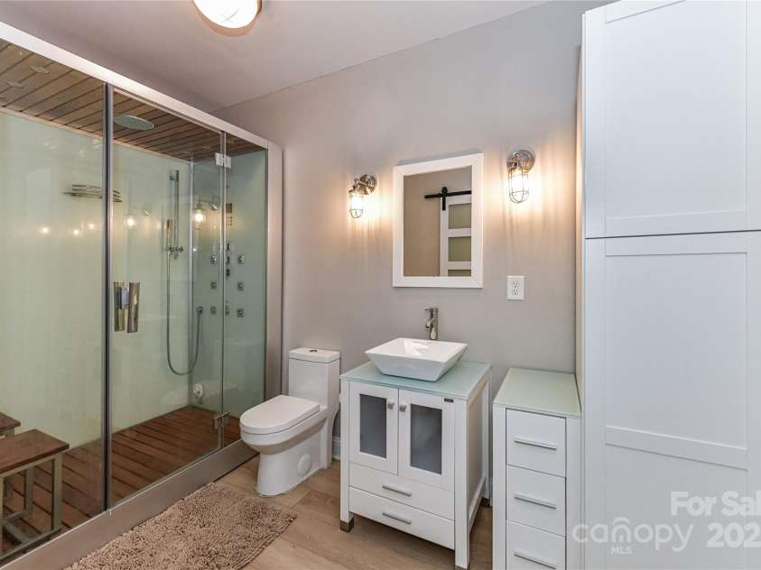 11730 Maher Lane, Huntersville, NC 28078.  MLS# CAR4281709, YatesRealty ID 28558. Basement level Full Bath steam shower!
