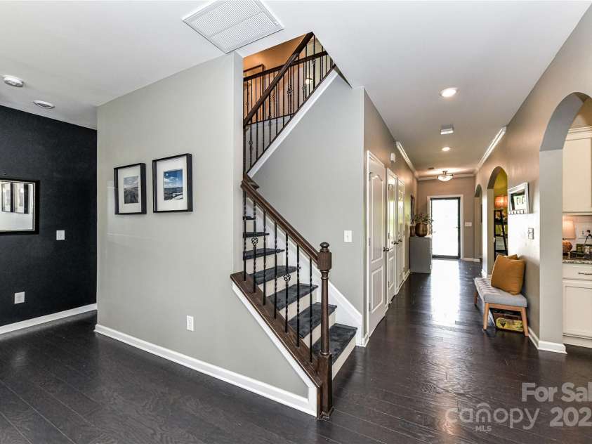 11730 Maher Lane, Huntersville, NC 28078.  MLS# CAR4281709, YatesRealty ID 28558. Staircase to upper level!