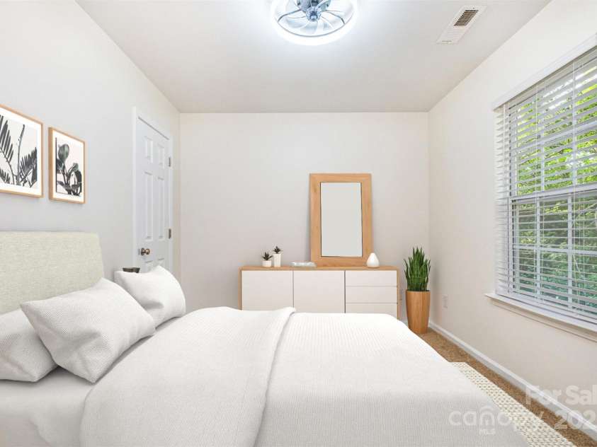 248 Pangle Drive, Charlotte, NC 28217.  MLS# CAR4281610, YatesRealty ID 28559. Bedroom 2 virtually staged
