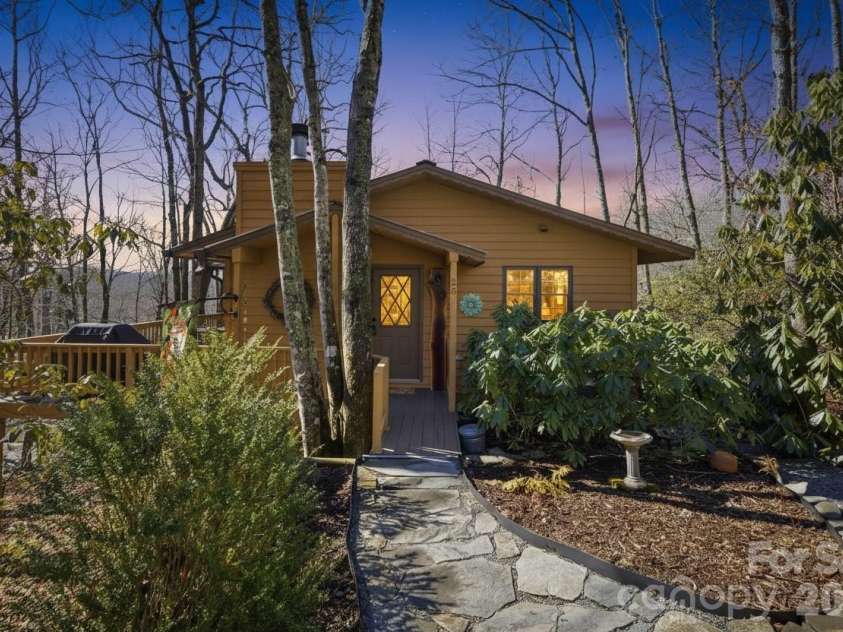 25 Poke Road, Newland, NC 28657.  MLS# CAR4350081, YatesRealty ID 2856. Virtual twilight 