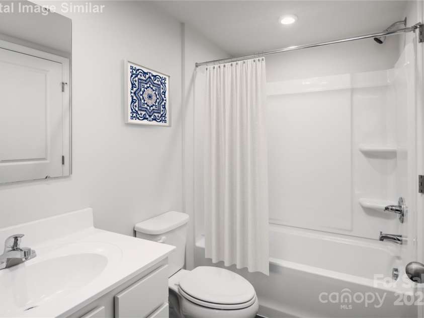 1430 Samuel Street, Charlotte, NC 28206.  MLS# CAR4254675, YatesRealty ID 28561. Full Bathroom lower level.  Illustrative purposes only