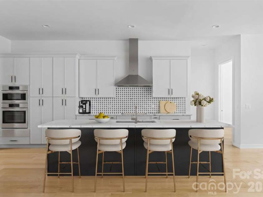 69 Village Pointe Lane, Asheville, NC 28803.  MLS# CAR4387034, YatesRealty ID 28561. Kitchen ( Photo Virtually Staged) 