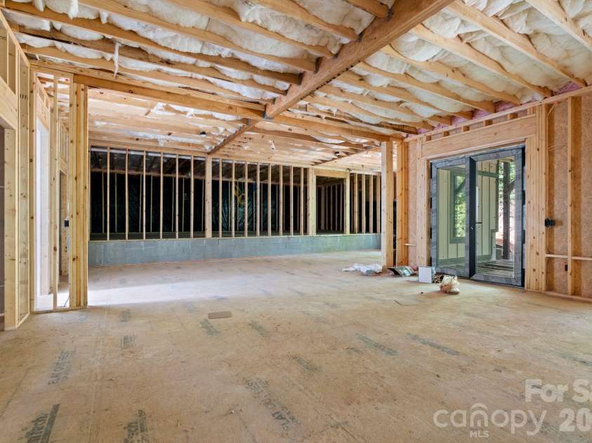 69 Village Pointe Lane, Asheville, NC 28803.  MLS# CAR4387034, YatesRealty ID 28561. Unfinished basement