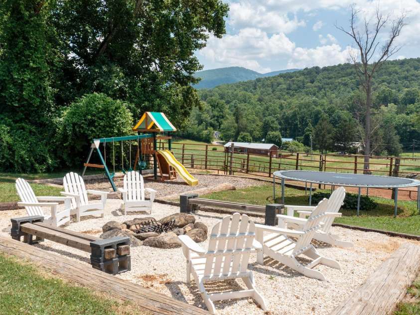 358 Onteora Boulevard, Asheville, NC 28803.  MLS# CAR4278703, YatesRealty ID 28562. Gather with Friends and Family Around the Fire
