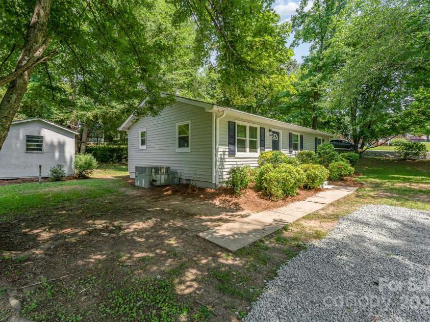 3724 Patricia Drive, Concord, NC 28027.  MLS# CAR4272555, YatesRealty ID 28565. Front of Home (side view)