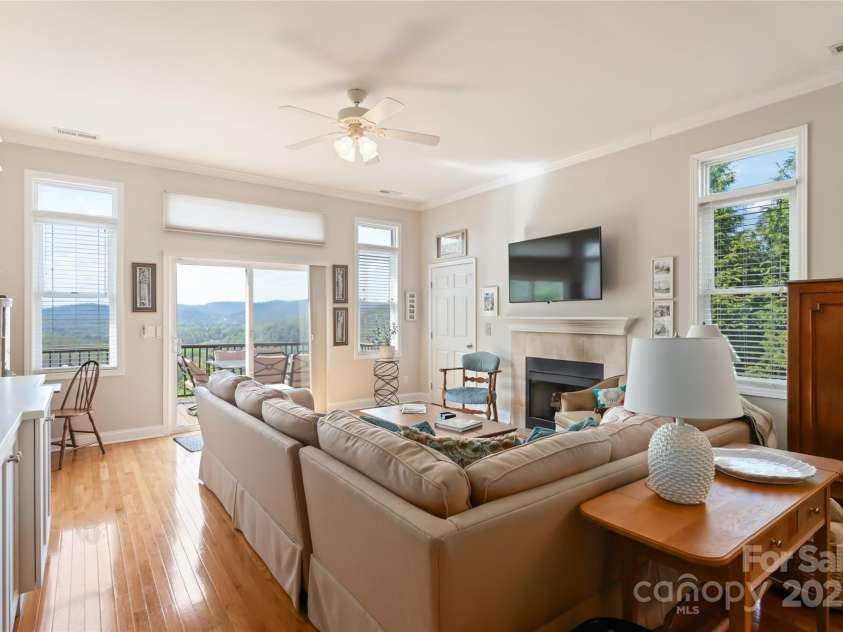116 Dalya Road, Swannanoa, NC 28778.  MLS# CAR4245409, YatesRealty ID 28569. Comfortable living room