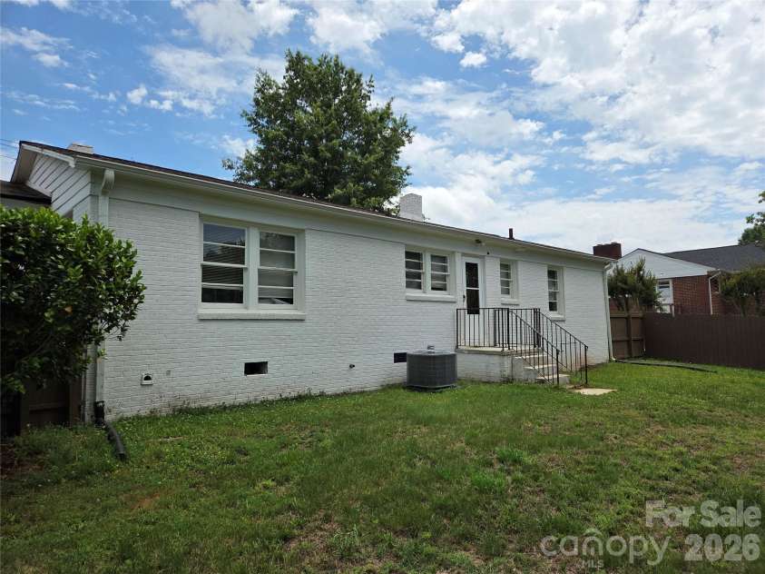 707 1st Street, Cherryville, NC 28021.  MLS# CAR4385987, YatesRealty ID 28574. 707 Rear facing
