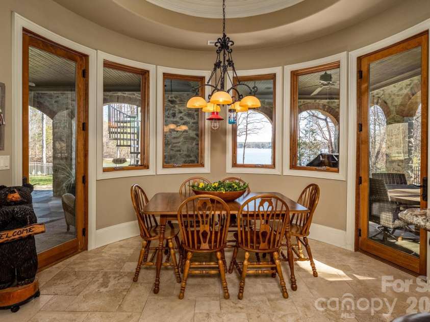 4246 Sigmon Cove Lane, Terrell, NC 28682.  MLS# CAR4338101, YatesRealty ID 2858. Lower Level Dining Area