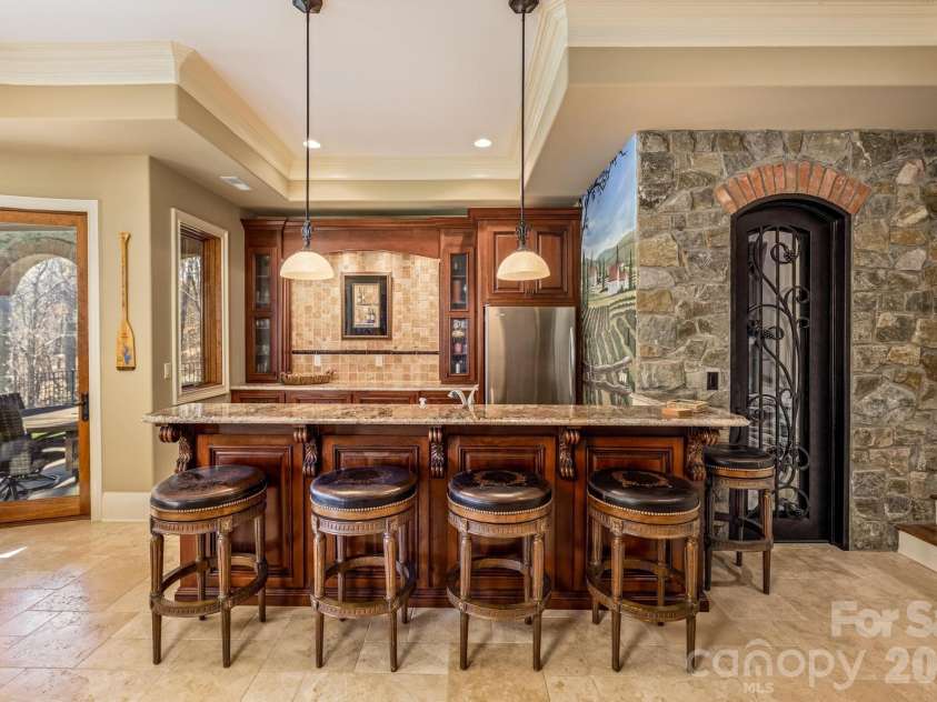 4246 Sigmon Cove Lane, Terrell, NC 28682.  MLS# CAR4338101, YatesRealty ID 2858. Lower Level Wet Bar/2nd Kitchen