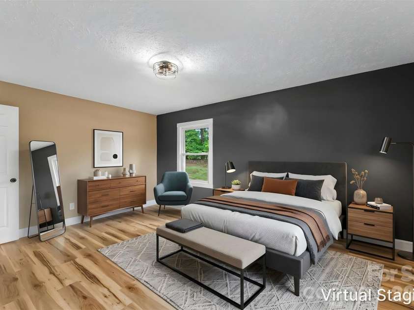 825 Creek Road, Nebo, NC 28761.  MLS# CAR4386618, YatesRealty ID 28582. Virtually staged - 3 BR with laundry (laundry can be moved back to the kitchen pantry)
