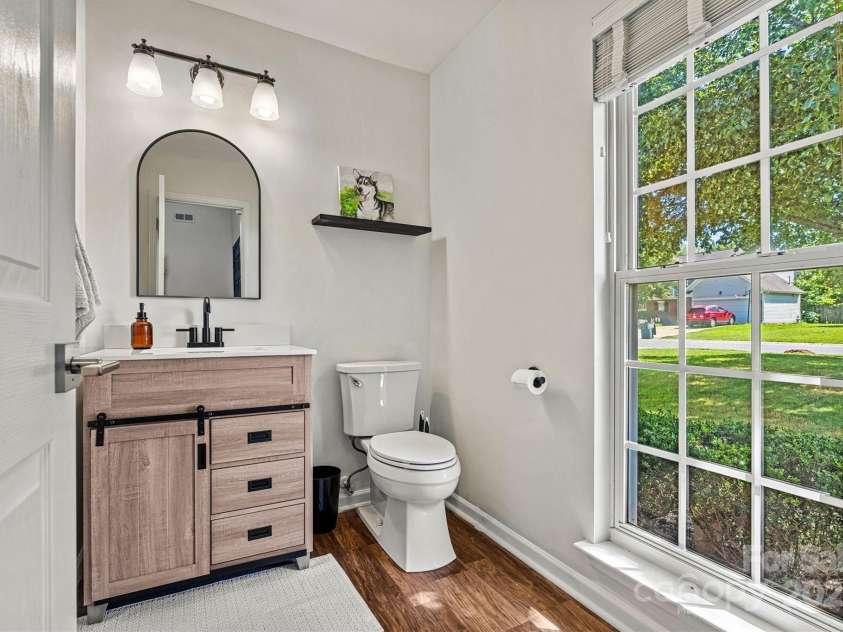 136 Bluffton Road, Mooresville, NC 28115.  MLS# CAR4270872, YatesRealty ID 28584. Main Level Half Bath