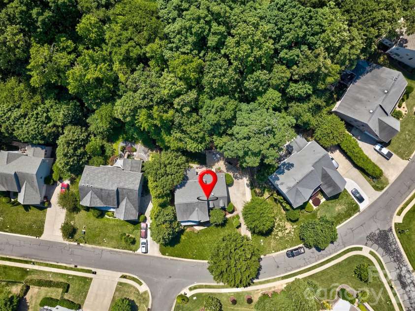 216 Choate Avenue, Fort Mill, SC 29708.  MLS# CAR4380669, YatesRealty ID 28588. Aerial 2