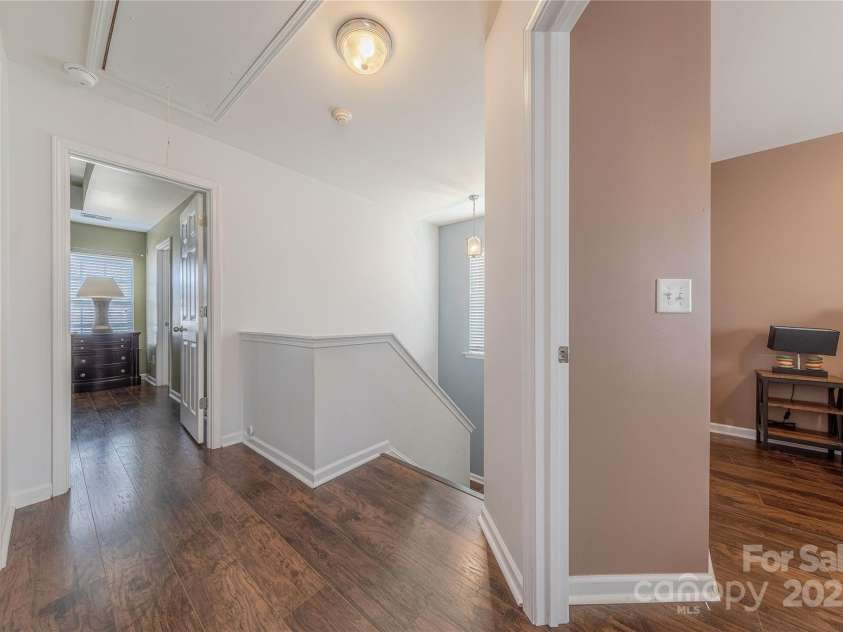 9566 Turning Wheel Drive, Charlotte, NC 28214.  MLS# CAR4226513, YatesRealty ID 2859. Second story landing