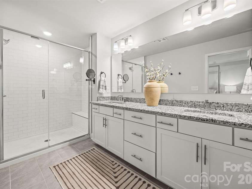 2511 Duncan Avenue, Charlotte, NC 28205.  MLS# CAR4383091, YatesRealty ID 28591. Master bathroom