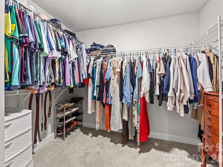 2511 Duncan Avenue, Charlotte, NC 28205.  MLS# CAR4383091, YatesRealty ID 28591. Master closet