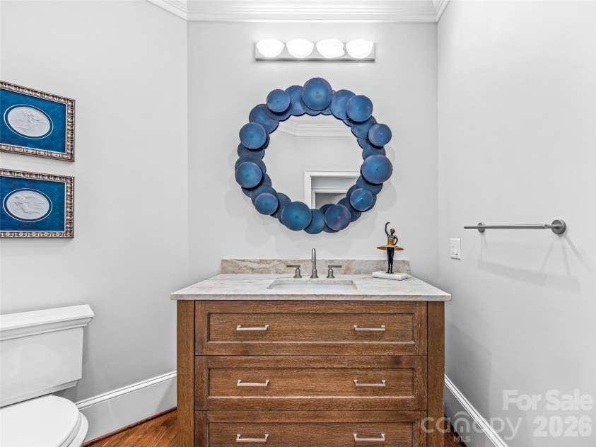 4 Cedar Hill Drive, Asheville, NC 28803.  MLS# CAR4390300, YatesRealty ID 28593. A delightful powder room.