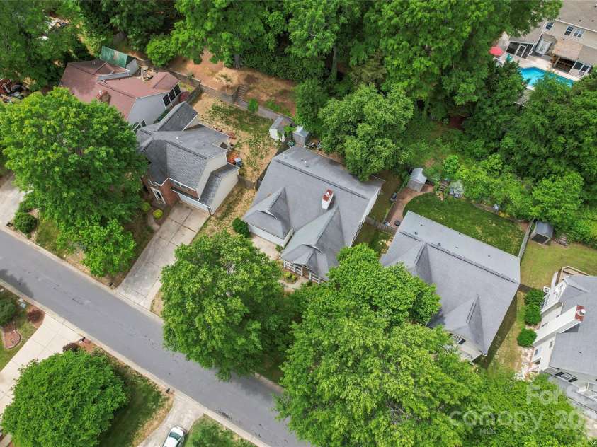 11913 Little Stoney Court, Charlotte, NC 28269.  MLS# CAR4249051, YatesRealty ID 28594. Aeriel