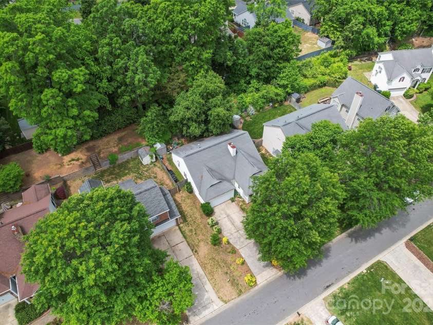 11913 Little Stoney Court, Charlotte, NC 28269.  MLS# CAR4249051, YatesRealty ID 28594. Aeriel