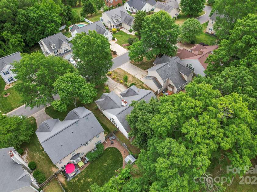 11913 Little Stoney Court, Charlotte, NC 28269.  MLS# CAR4249051, YatesRealty ID 28594. Aeriel