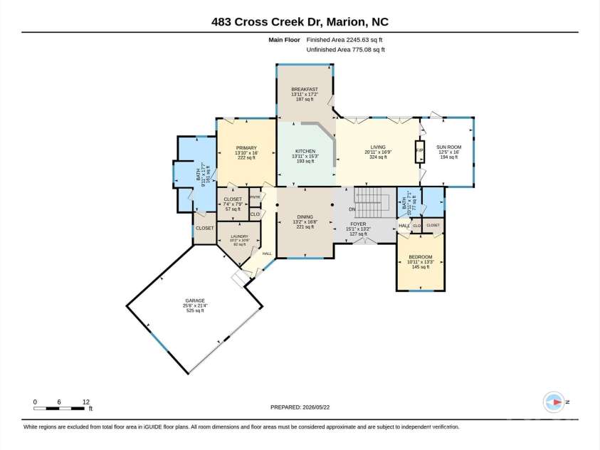 483 Cross Creek Drive, Marion, NC 28752.  MLS# CAR4384240, YatesRealty ID 28597. 