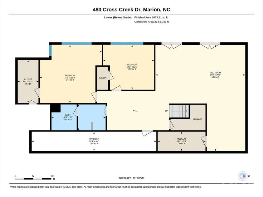 483 Cross Creek Drive, Marion, NC 28752.  MLS# CAR4384240, YatesRealty ID 28597. 