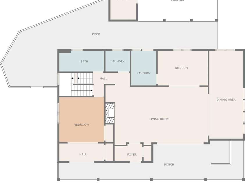 373 The Settlement Road, Boone, NC 28607.  MLS# CAR4383795, YatesRealty ID 28598. Main level