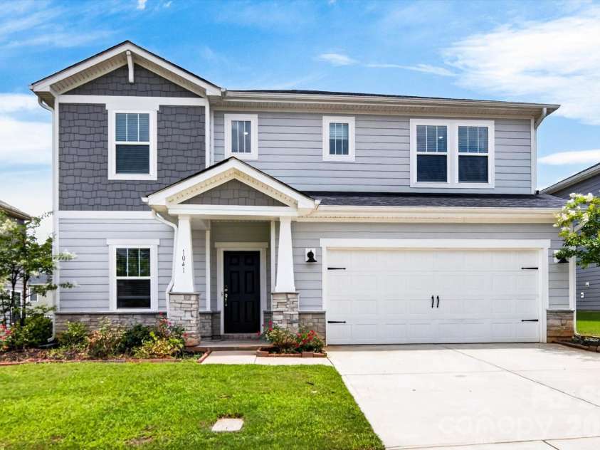 1041 Red Apple Street, Monroe, NC 28110.  MLS# CAR4400677, YatesRealty ID 2860. Front