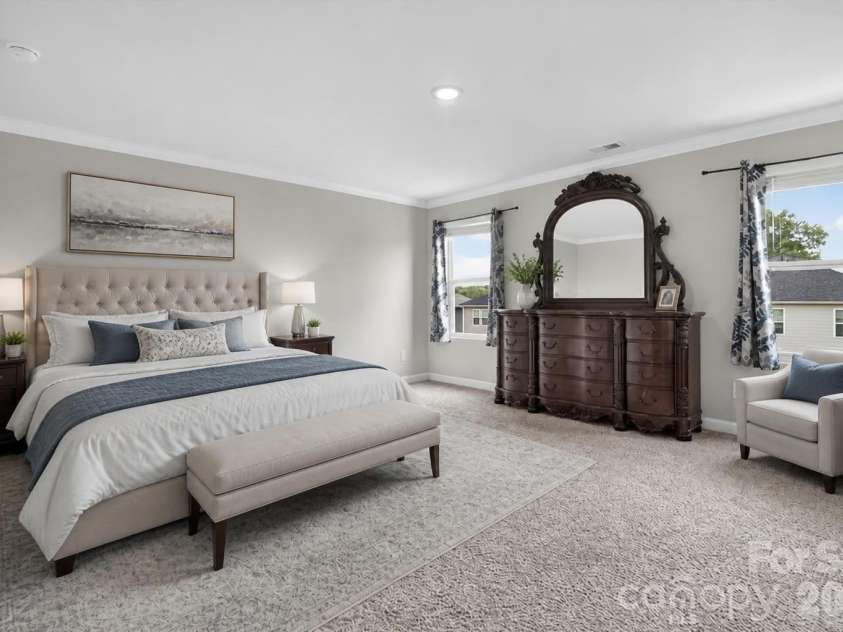1041 Red Apple Street, Monroe, NC 28110.  MLS# CAR4400677, YatesRealty ID 2860. Primary Bedroom