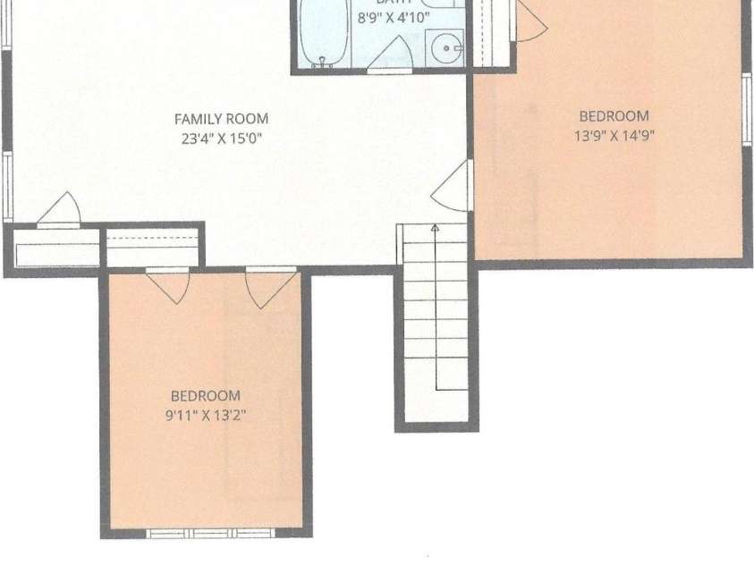 9 Partridge Berry Lane, Weaverville, NC 28787.  MLS# CAR4375602, YatesRealty ID 28605. Floor plan of upper level.