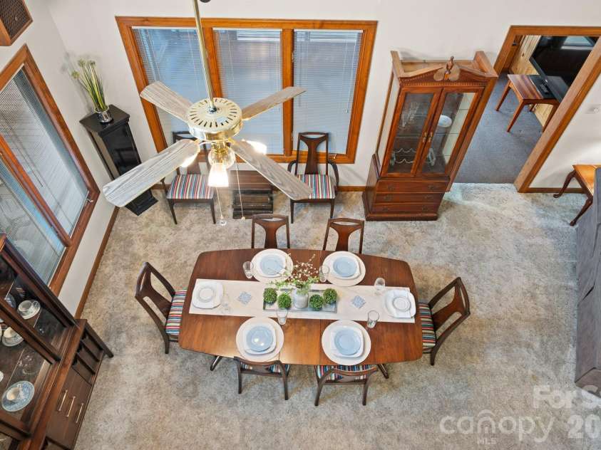 3910 6th Street, Hickory, NC 28601.  MLS# CAR4216822, YatesRealty ID 2861. View from loft