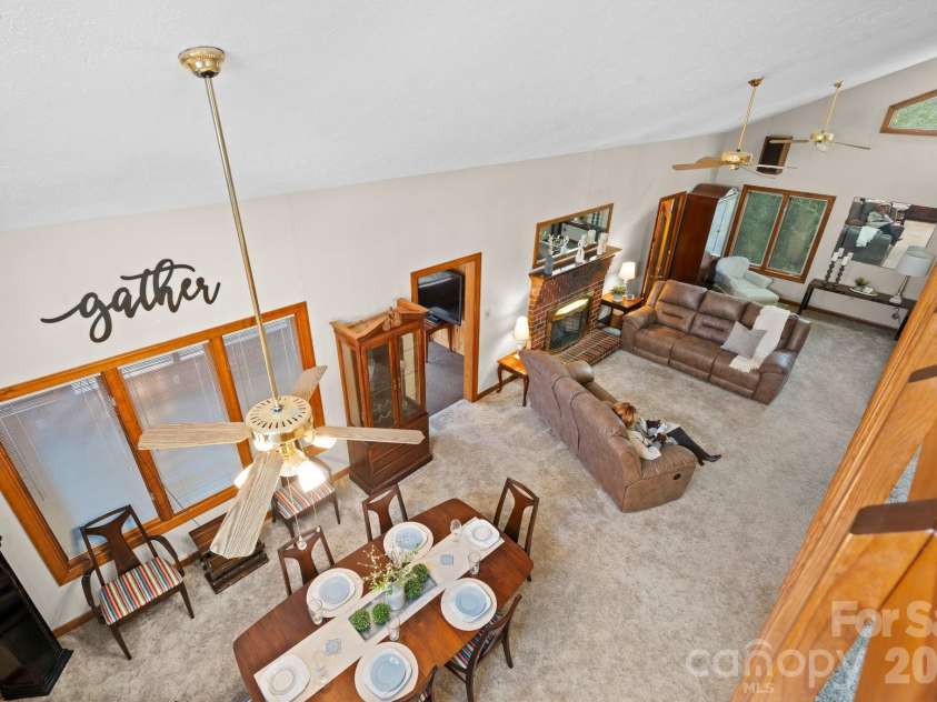3910 6th Street, Hickory, NC 28601.  MLS# CAR4216822, YatesRealty ID 2861. View from Loft