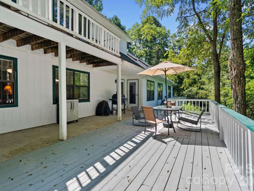 53 Hackberry Lane, Waynesville, NC 28785.  MLS# CAR4284011, YatesRealty ID 2861. Expansive Deck (Summer)