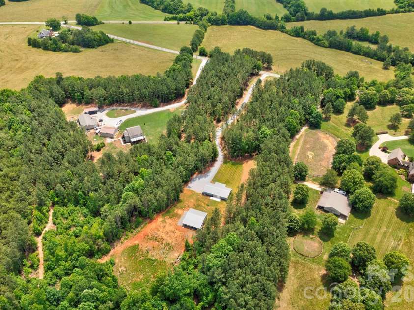 1733 Timber Drive, Mooresboro, NC 28114.  MLS# CAR4387797, YatesRealty ID 28610. Aerial View