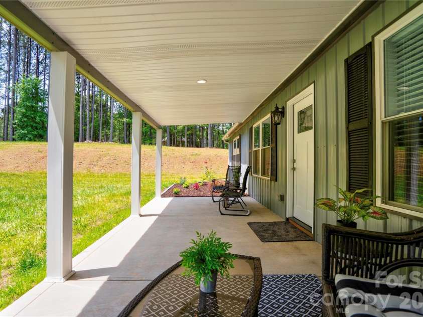 1733 Timber Drive, Mooresboro, NC 28114.  MLS# CAR4387797, YatesRealty ID 28610. Covered Front Porch