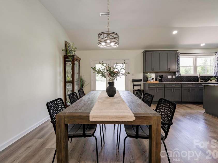 1733 Timber Drive, Mooresboro, NC 28114.  MLS# CAR4387797, YatesRealty ID 28610. Dining Room/Kitchen