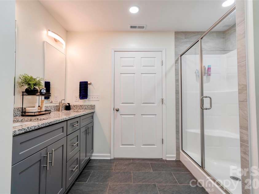 1733 Timber Drive, Mooresboro, NC 28114.  MLS# CAR4387797, YatesRealty ID 28610. Primary Bathroom