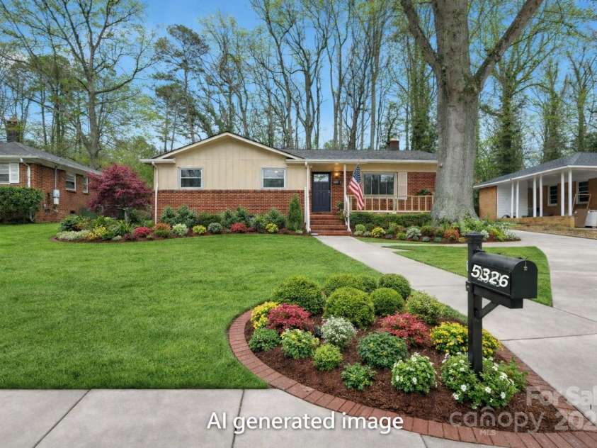 5326 Dolphin Lane, Charlotte, NC 28215.  MLS# CAR4333511, YatesRealty ID 28615. 