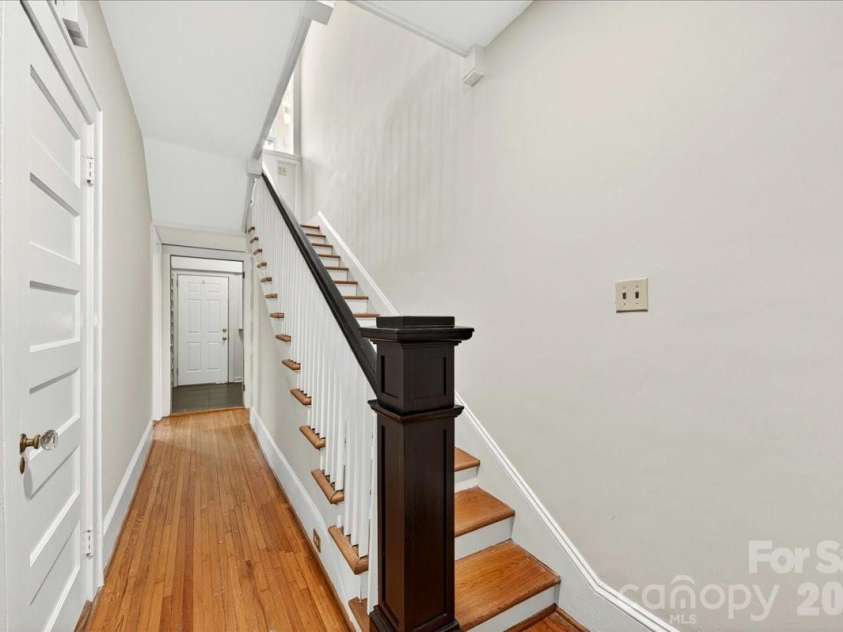 2208 Fifth Street, Charlotte, NC 28204.  MLS# CAR4380576, YatesRealty ID 28616. Staircase 