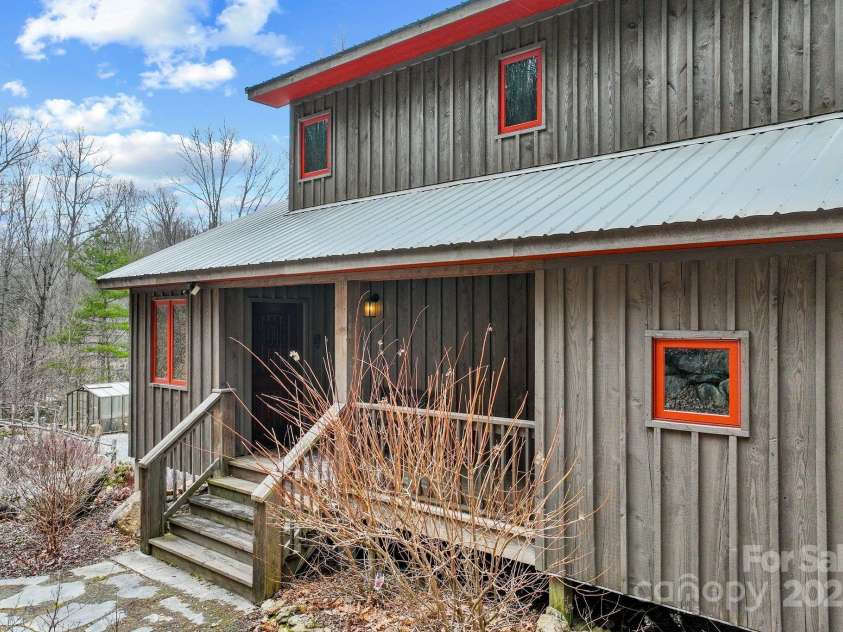 1048 Watershed Road, Mars Hill, NC 28754.  MLS# CAR4232918, YatesRealty ID 2862. Front Door